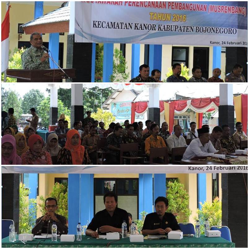 Kecamatan Kanor Gelar Musyawarah Perencanaan Pembangunan  Tahun 2016