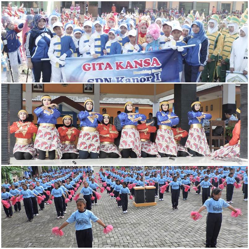 Meriahnya Peringatan Hardiknas di Kanor