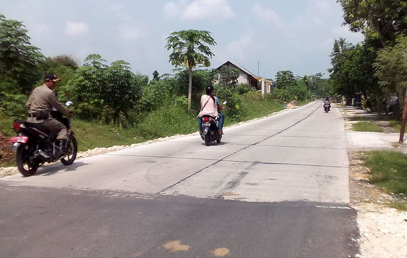 Jelang Lebaran, Jalan Poros Kecamatan Kanor Dipastikan dalam Kondisi Baik