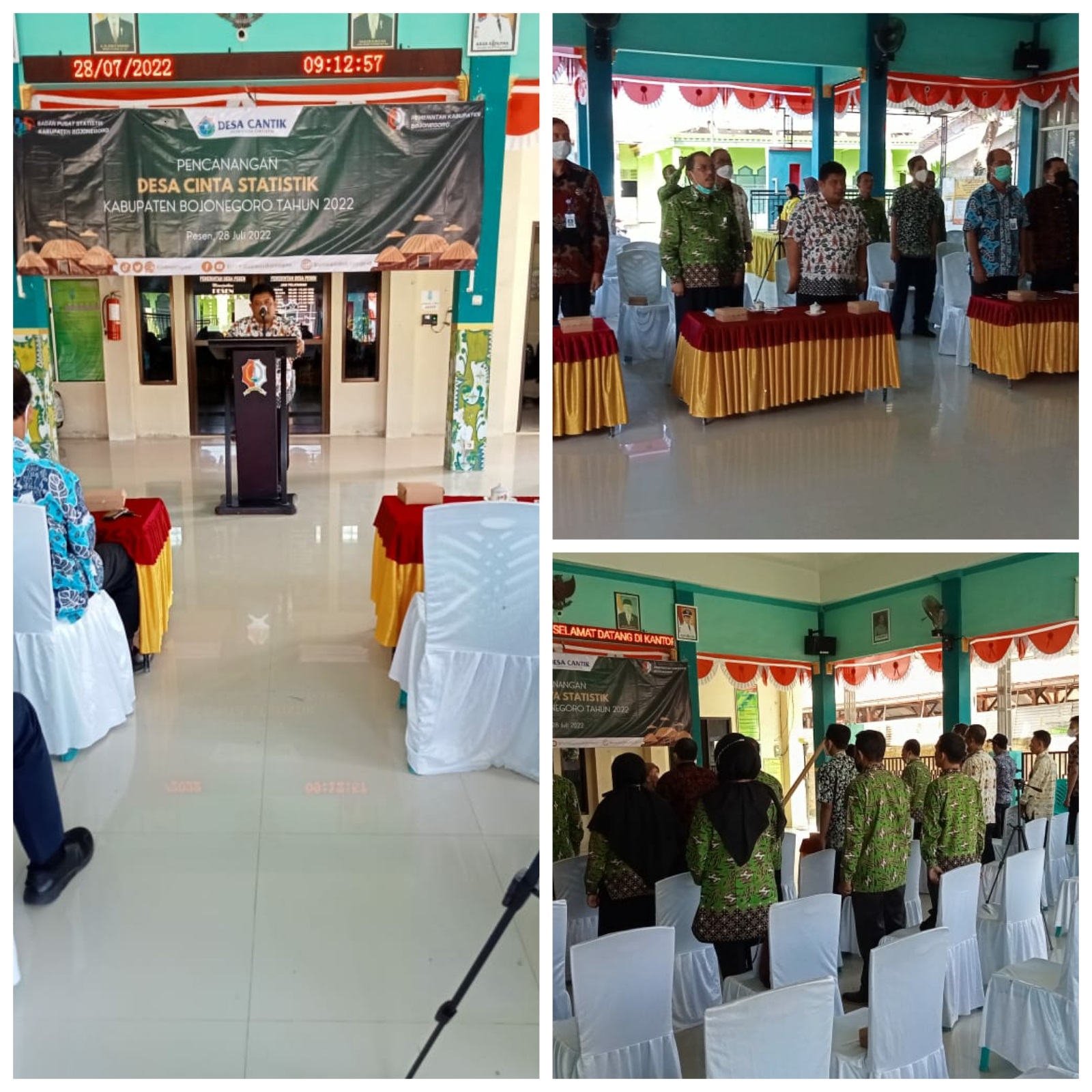 Pencanangan Desa Cinta Statistik Kabupaten Bojonegoro Tahun 2022