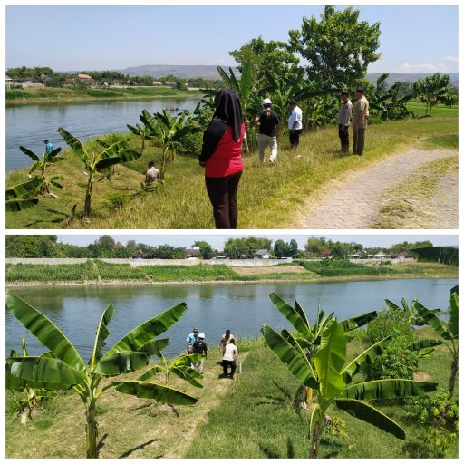Pemasangan Patok Batas Jembatan TBT