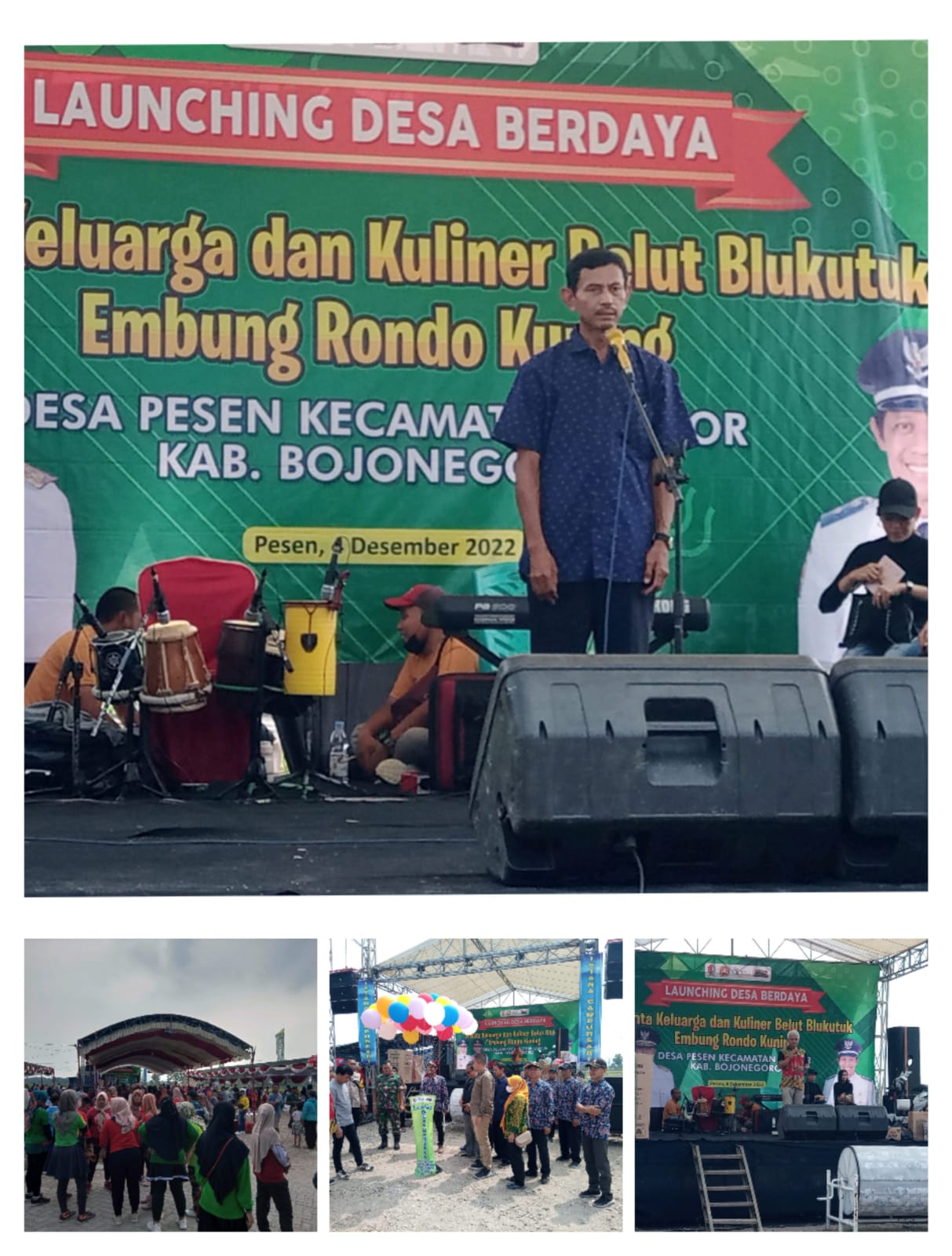 Launching Desa Berdaya " Wisata Keluarga dan Kuliner Belut Blukutuk Embung Rondo Kuning "