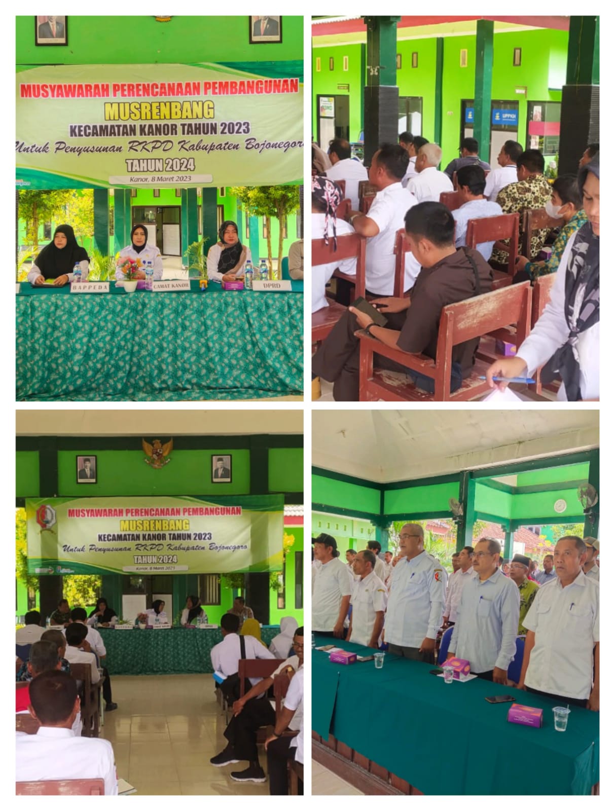 Musyawarah Perencanaan Pembangunan (MUSRENBANG) kecamatan Kanor tahun 2023