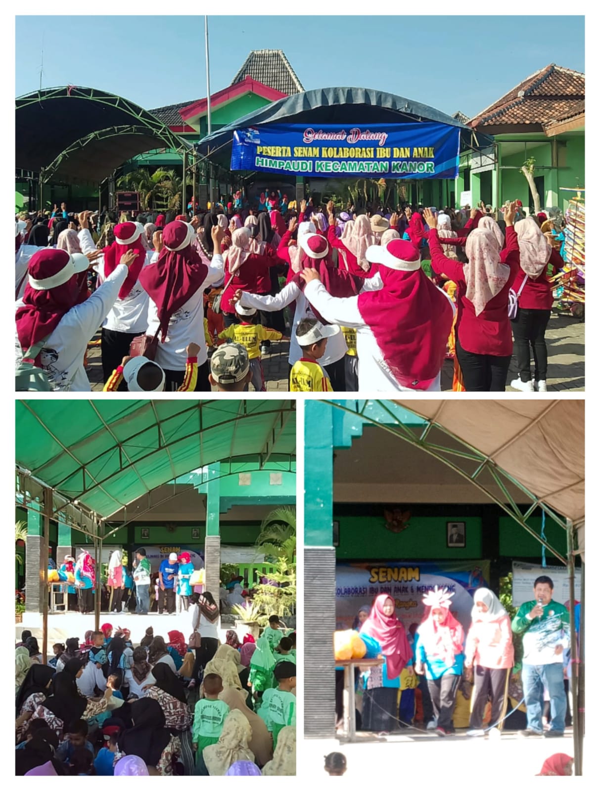 Senam Kolaborasi Ibu dan Anak