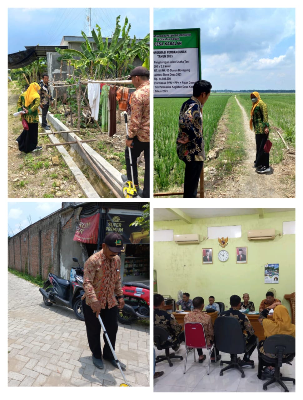 Monetoring dan evaluasi dalam kegiatan APBdes Th. 2023