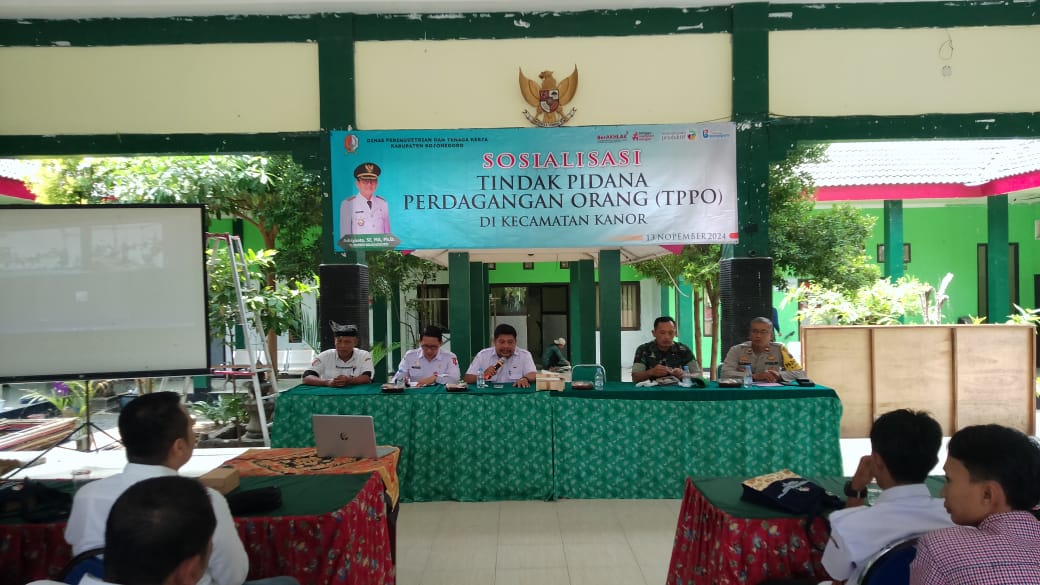 Sosialisasi Tindak Pidana Perdagangan Orang ( TPPO ) di Kecamatan Kanor