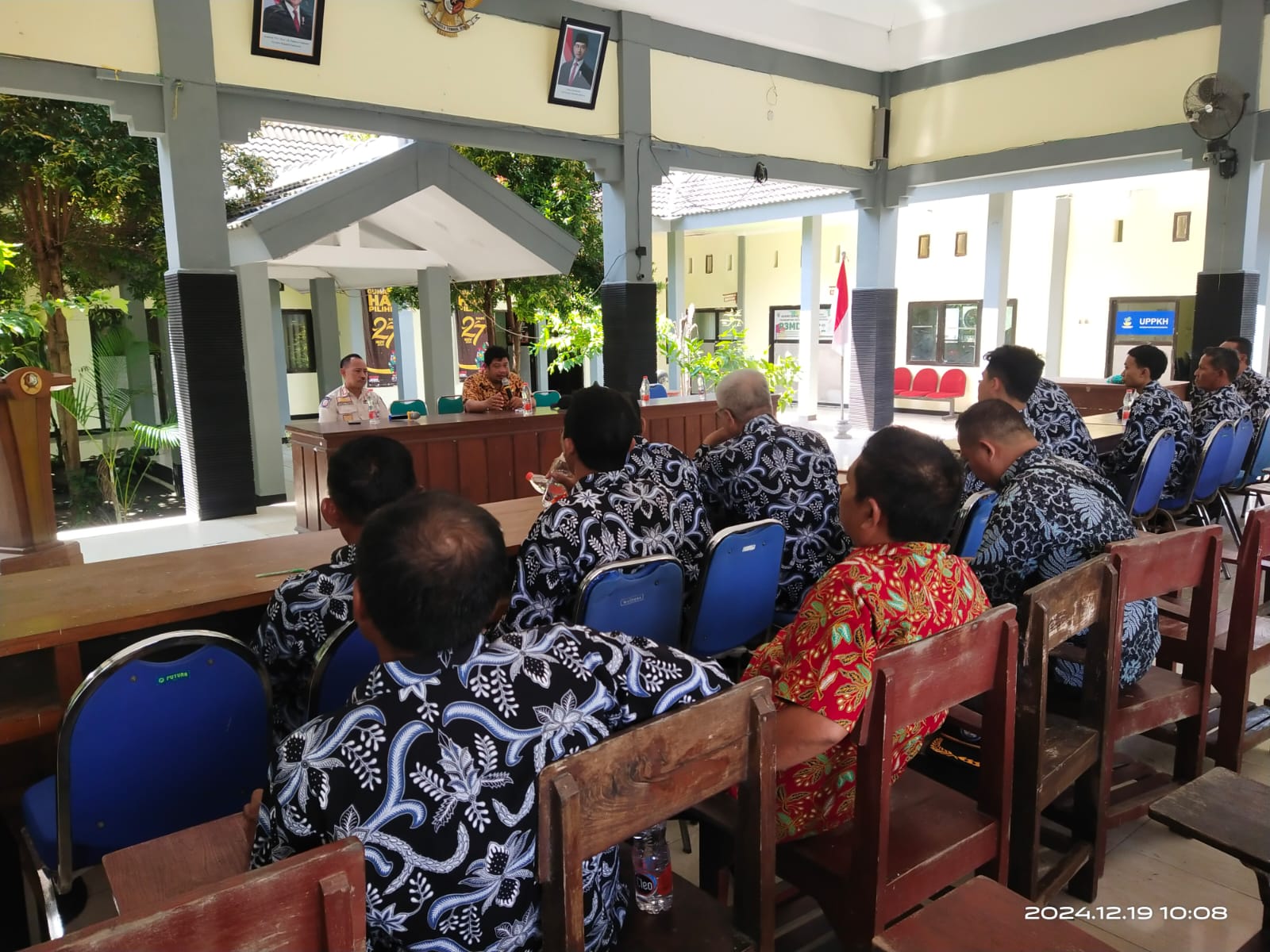 Konferensi kepala dusun se-Kec. Kanor.