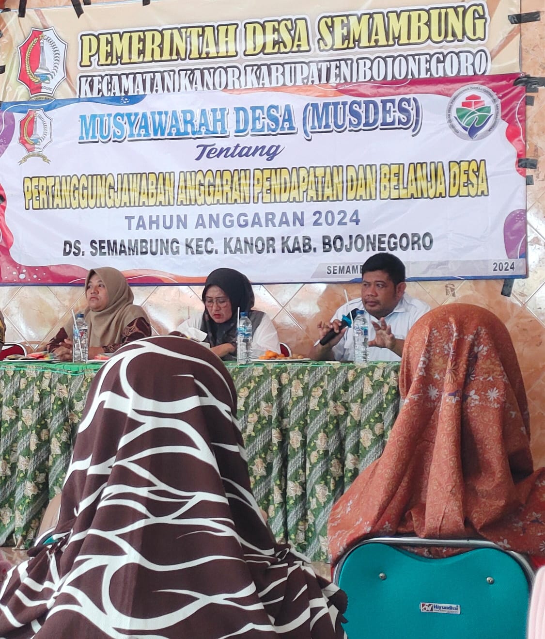 MUSDES Tentang  Pertanggung jawaban APBDES Tahun 2024