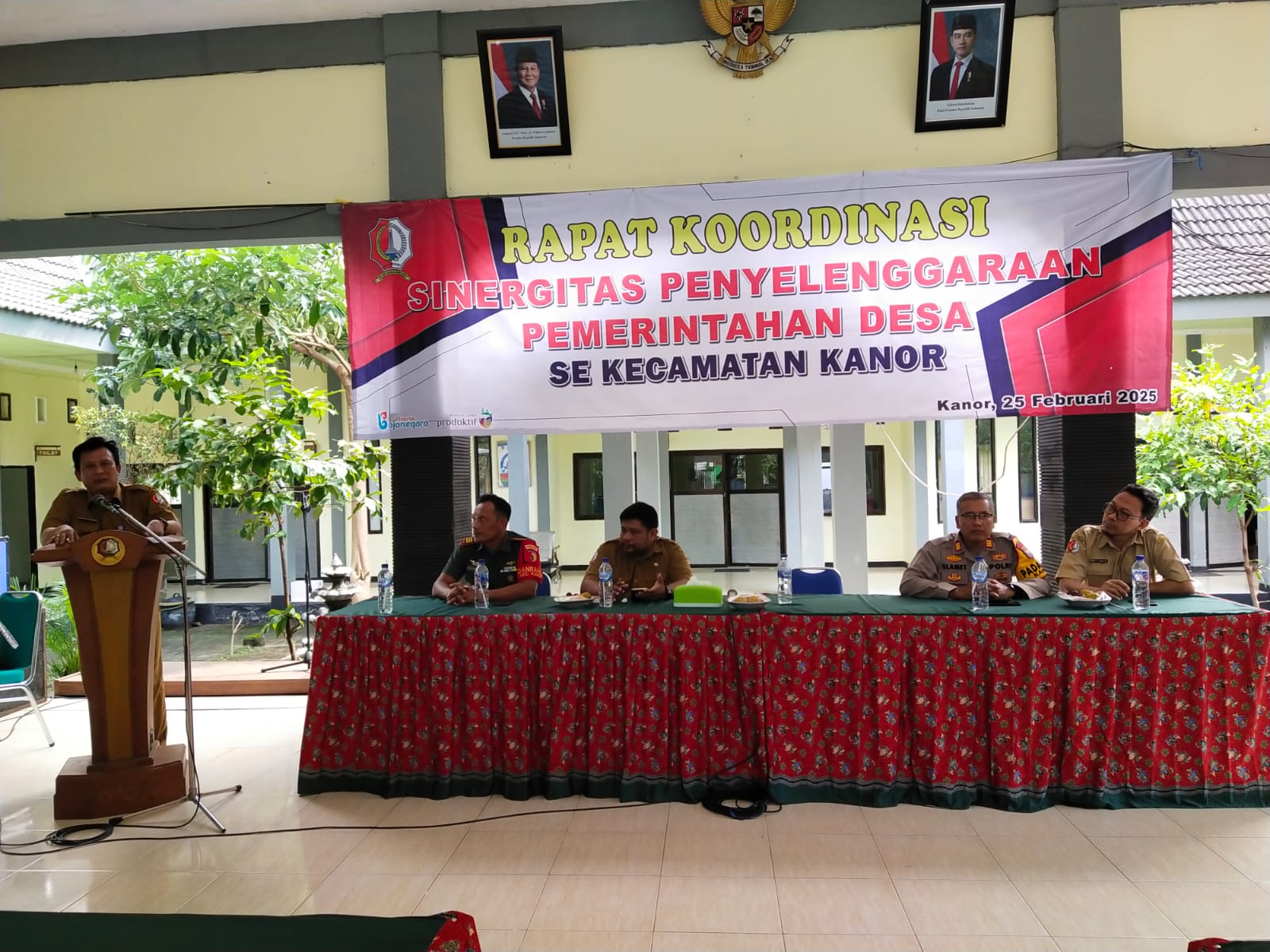 Rapat koordinasi sinergitas penyelenggaraan pemerintahan desa se kecamatan kanor