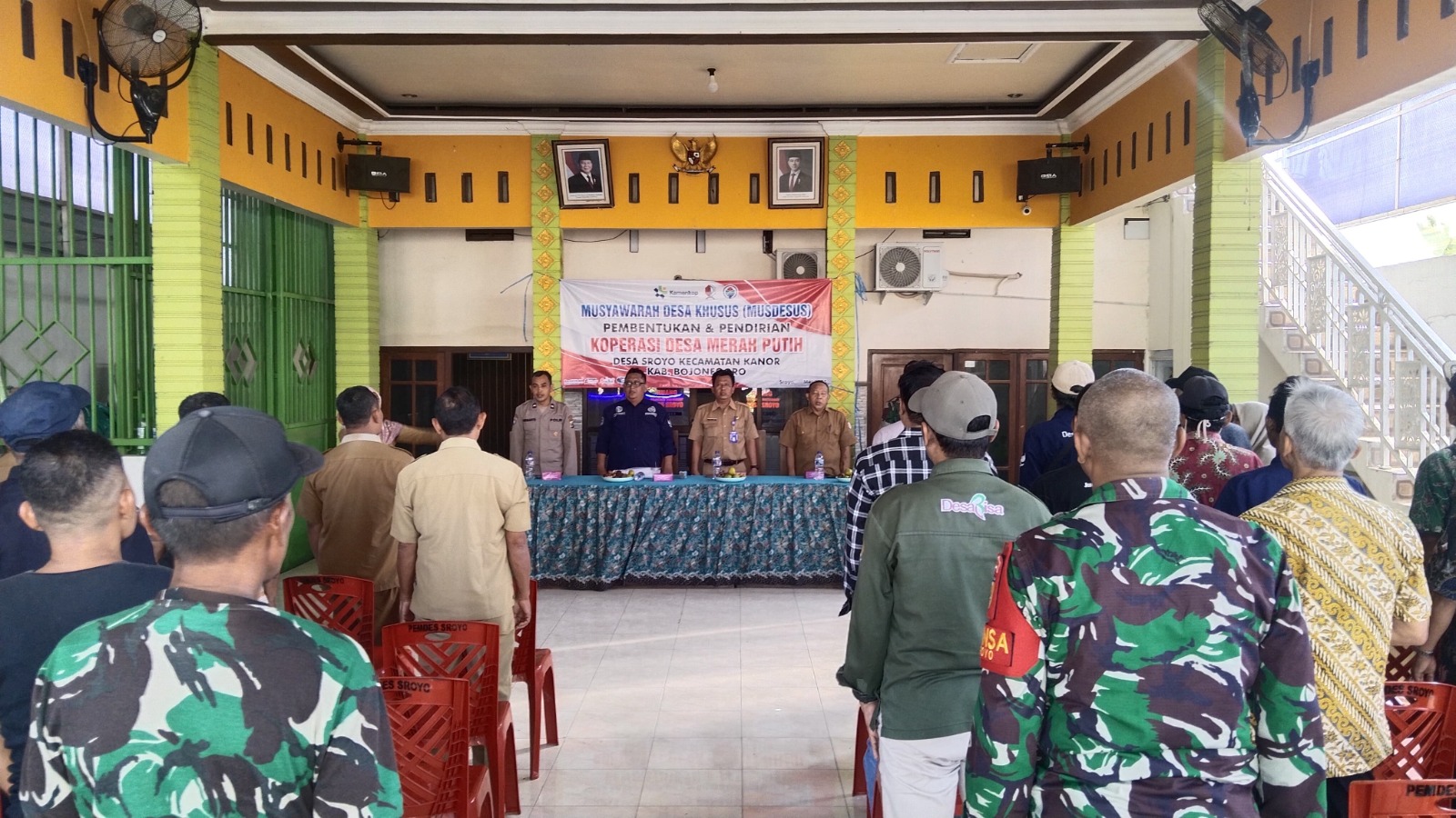 Sosialisasi Pembentukan Koperasi Desa Merah Putih Desa Sroyo