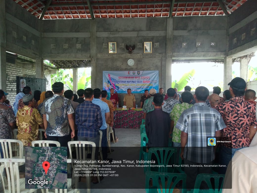 Musawarah Desa Khusus Pembentukan Koperasi Desa Merah Putih Pemerintah Desa Sumberwangi