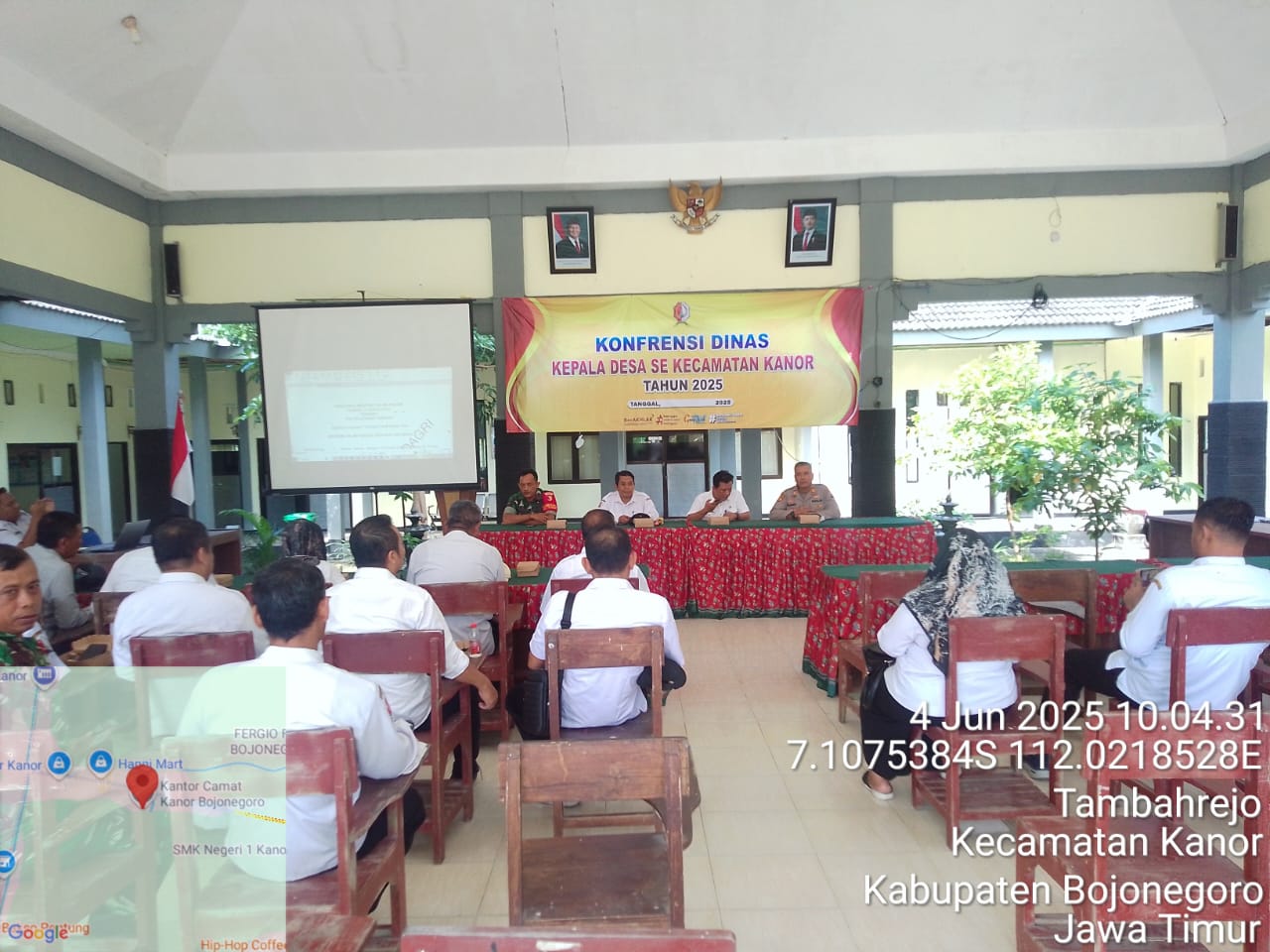 Konferensi Kepala Desa se-Kecamatan Kanor