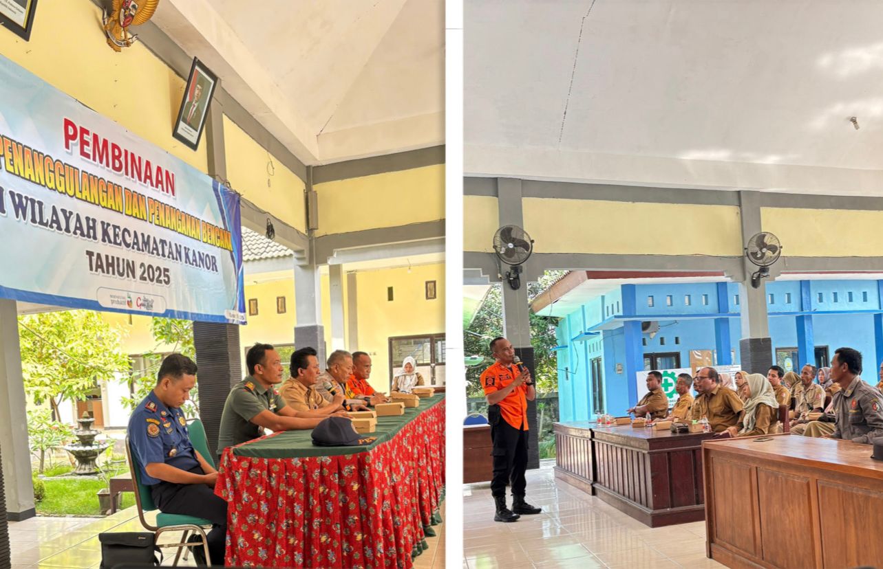 Kecamatan Kanor Gelar Pembinaan Penanggulangan Bencana Tahun 2025