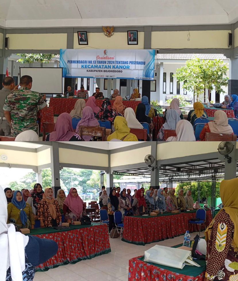 Sosialisasi Permendagri No. 13 Tahun 2024 Tentang Posyandu di Kecamatan Kanor
