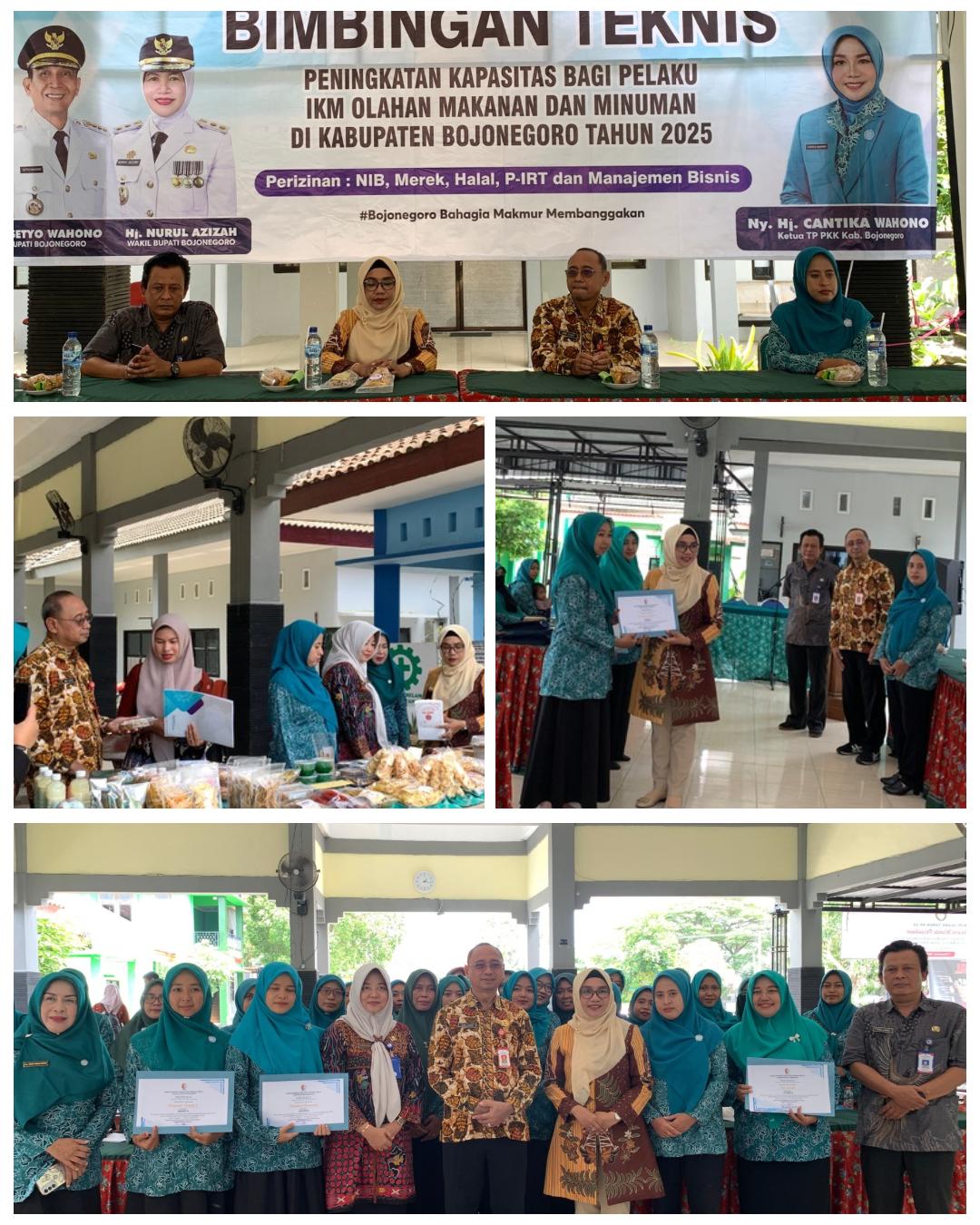 Bimtek dan Penutupan Peningkatan Kapasitas Pelaku IKM Kecamatan Kanor Tahun 2025