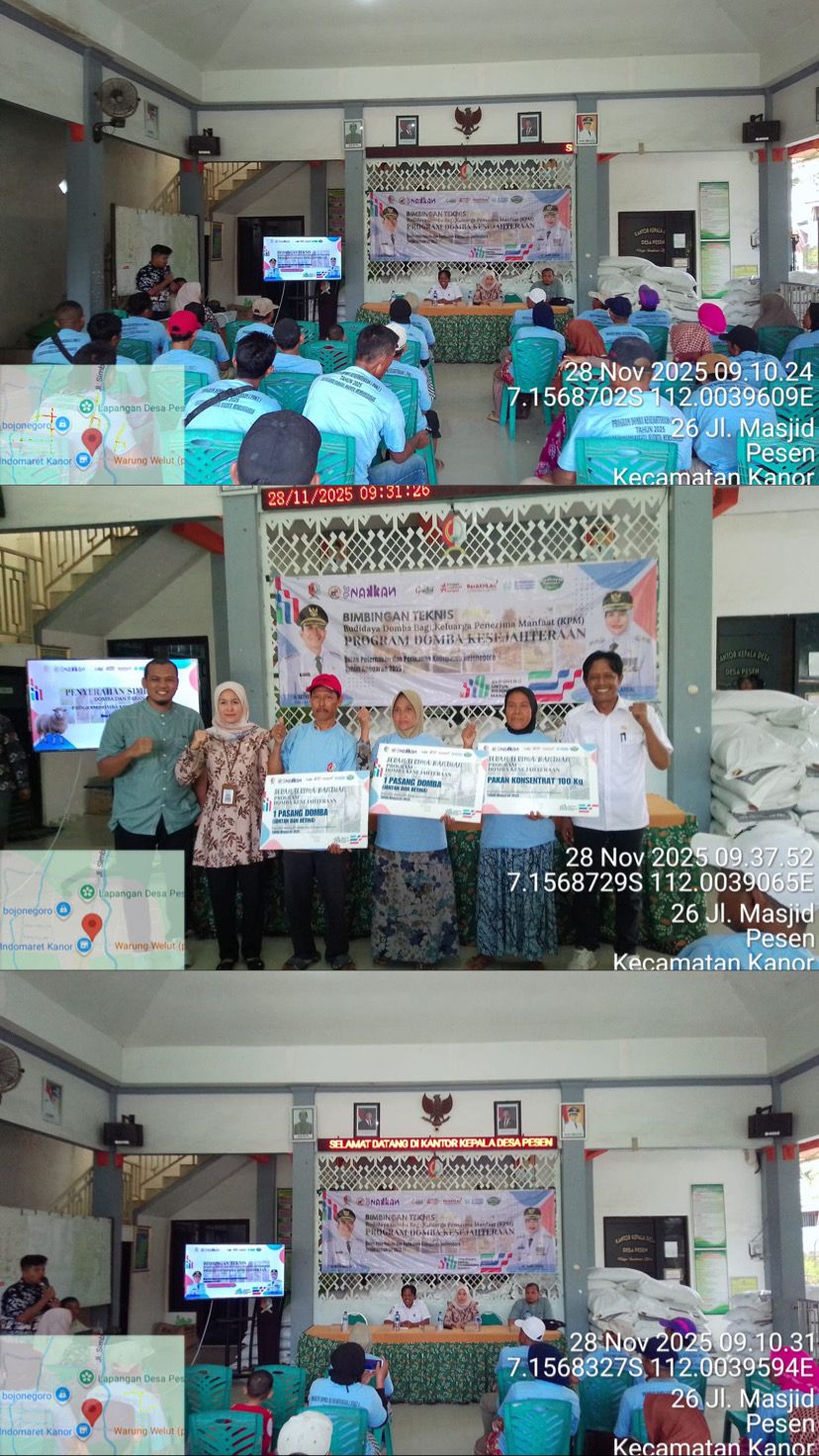 Bimtek Budidaya Domba bagi KPM Program Domba Kesejahteraan di Kecamatan Kanor