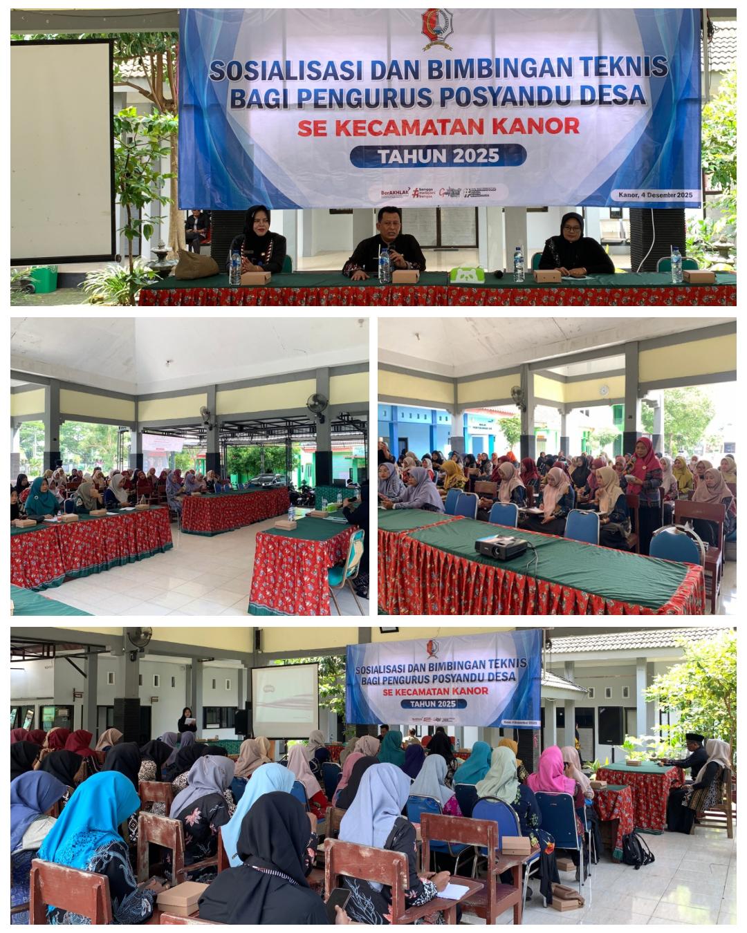 Sosialisasi dan Bimtek Pengurus Posyandu se-Kecamatan Kanor Tahun 2025