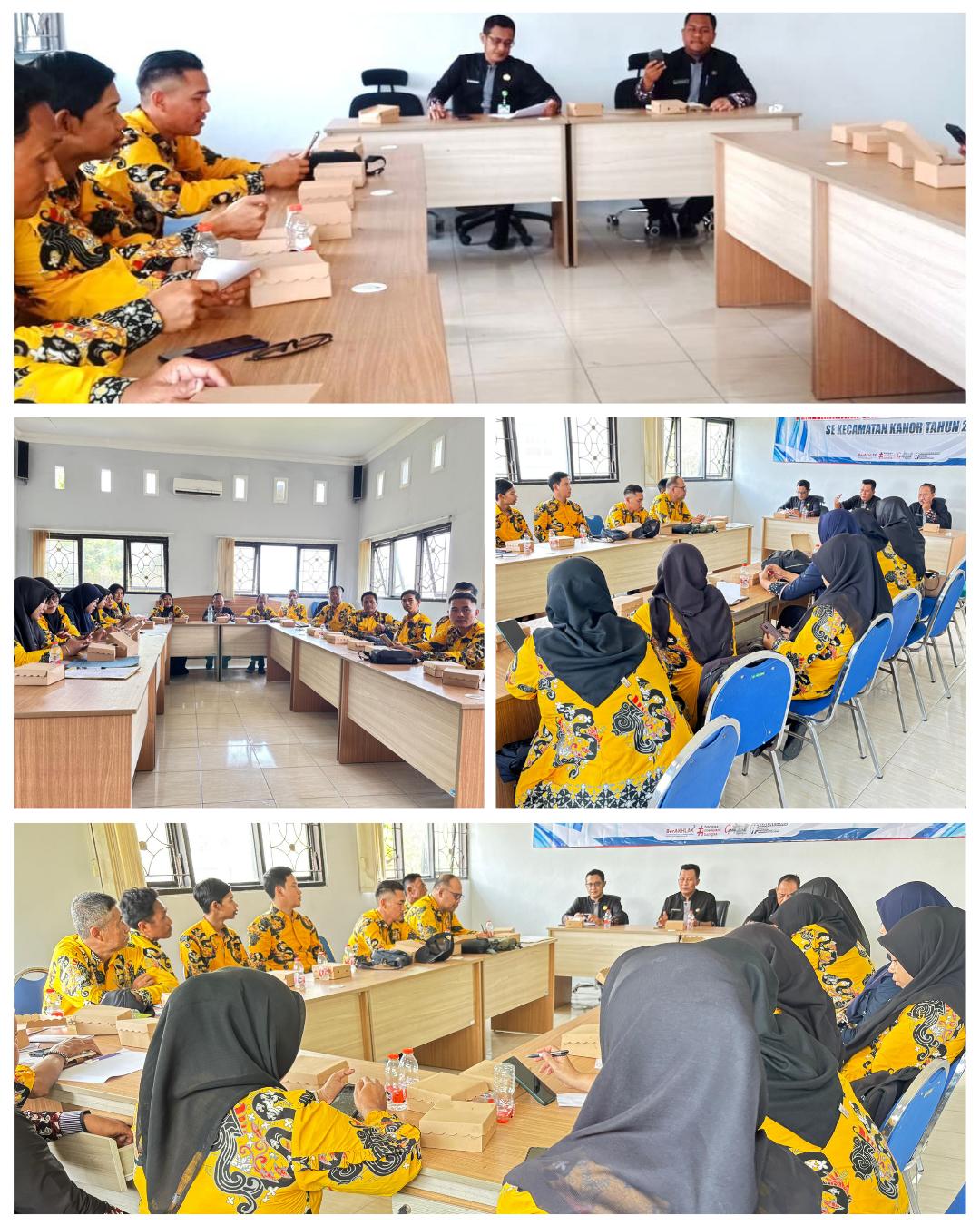 Rapat Konferensi Kasi Pemerintahan Desa se-Kecamatan Kanor Desember 2025