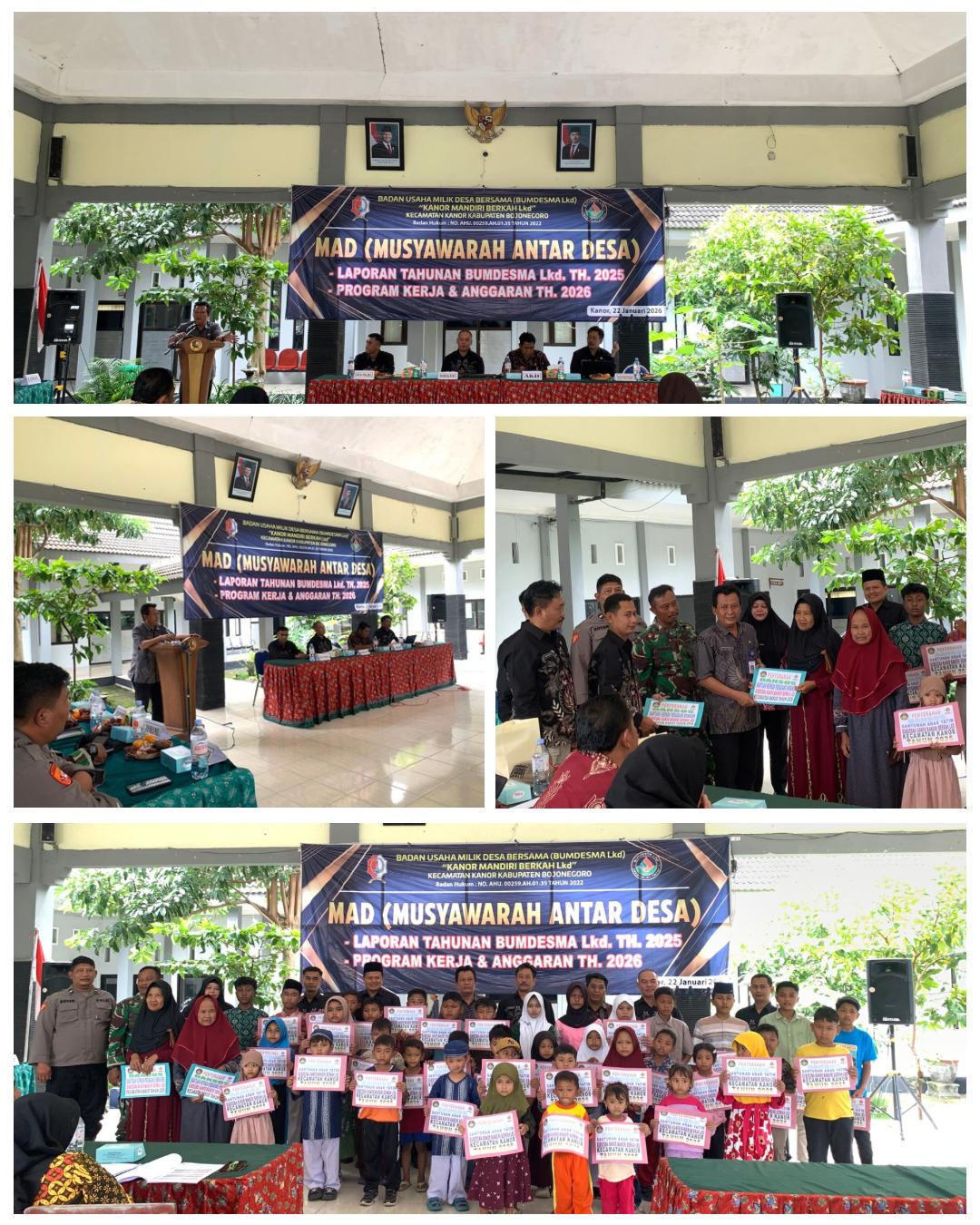 MAD BUMDesMa Kanor  Bahas Laporan Th 2025 dan Program Kerja 2026