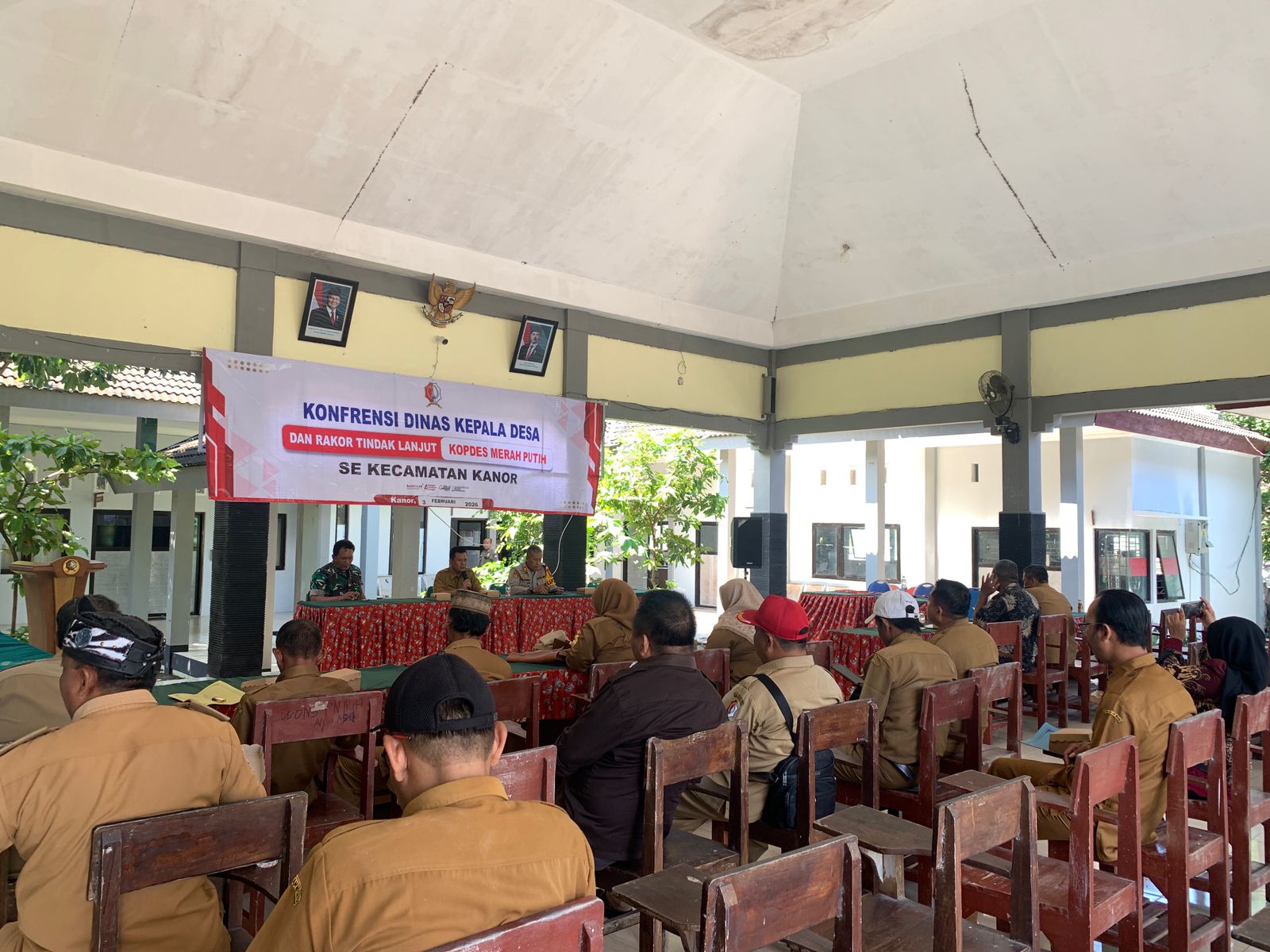 Tindak Lanjut Rakor KDMP Kecamatan Kanor melalui Penandatanganan Surat Pernyataan