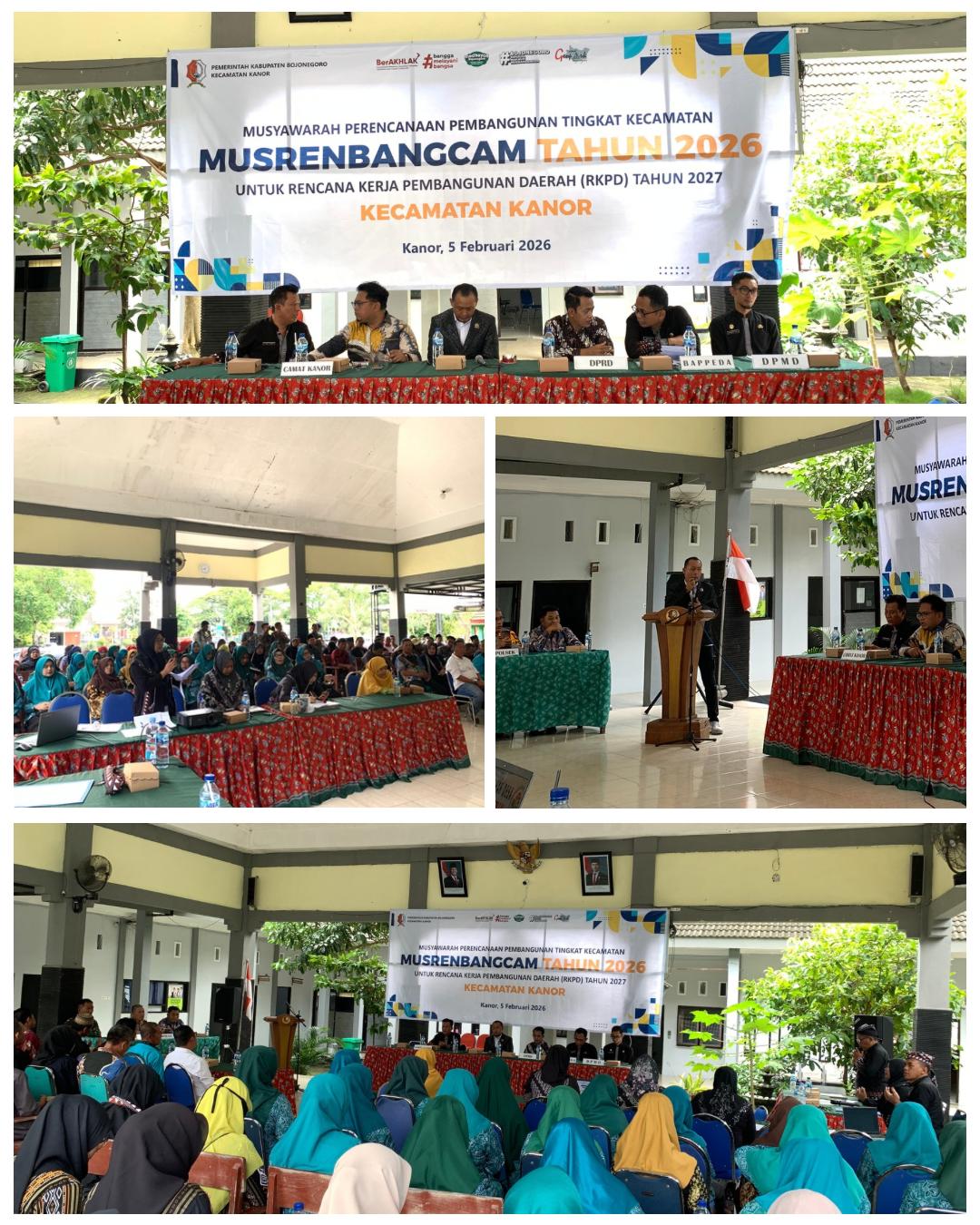 Musrenbangcam Tahun 2026 Kecamatan Kanor Bahas Usulan Prioritas Desa untuk RKPD 2027