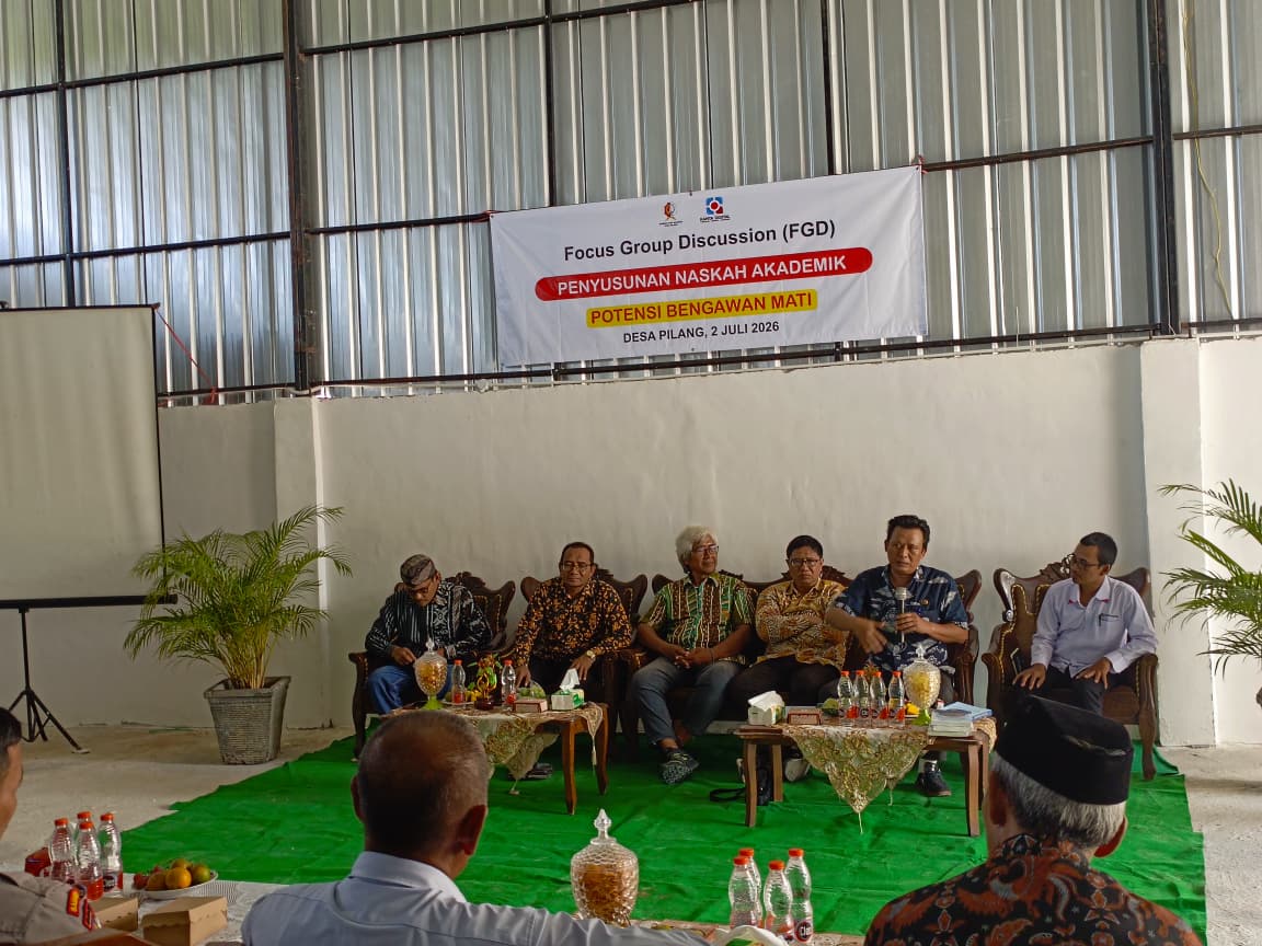 FGD Penyusunan Naskah Akademik Potensi Bengawan Mati Desa Pilang