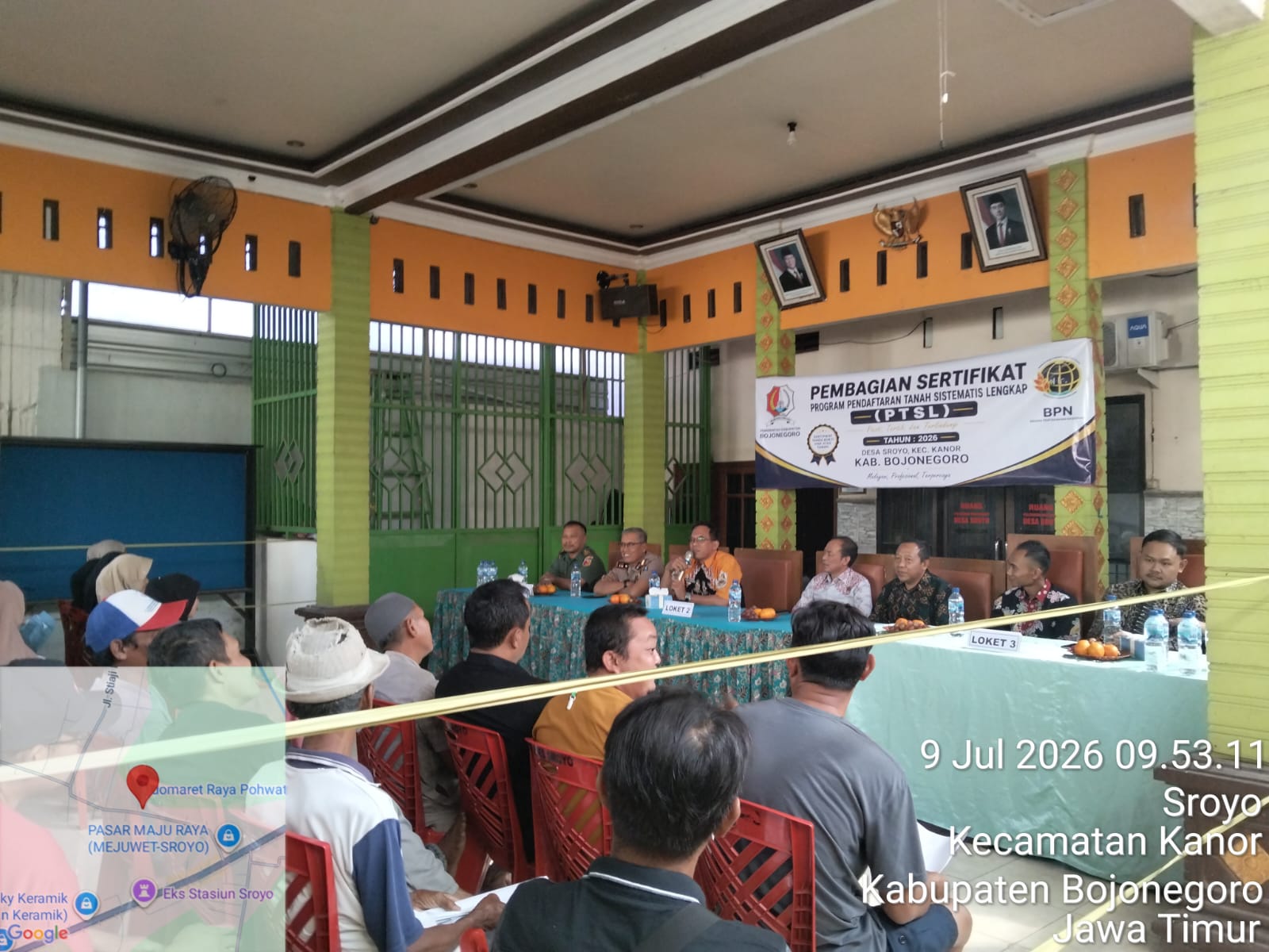 357 Sertifikat PTSL Tahun 2026 Diserahkan kepada Warga Desa Sroyo