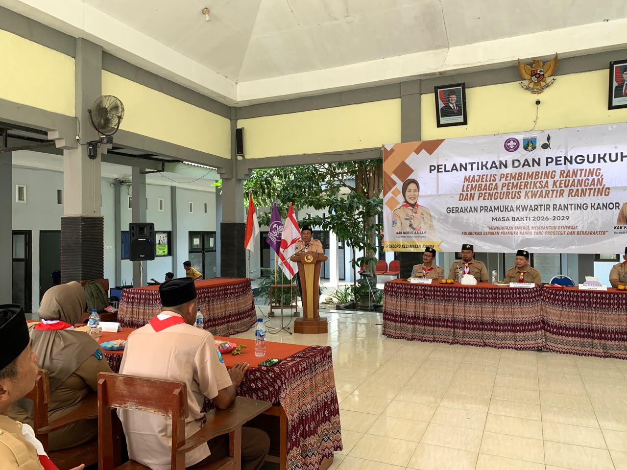 Gerakan Pramuka Kwartir Ranting Kanor Resmi Memulai Masa Bakti 2026–2029