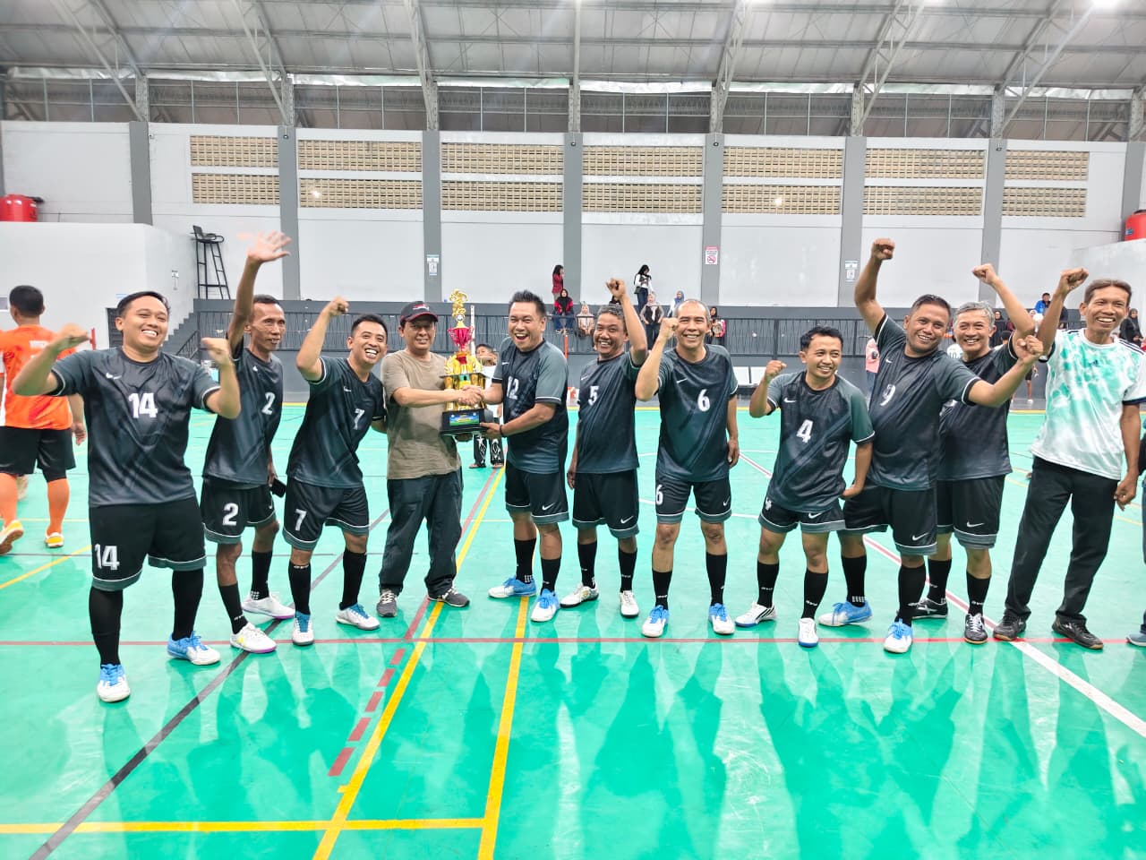 Semarak Pamong Projo Cup 2026 Kecamatan Kanor, Cangaan Raih Juara Futsal