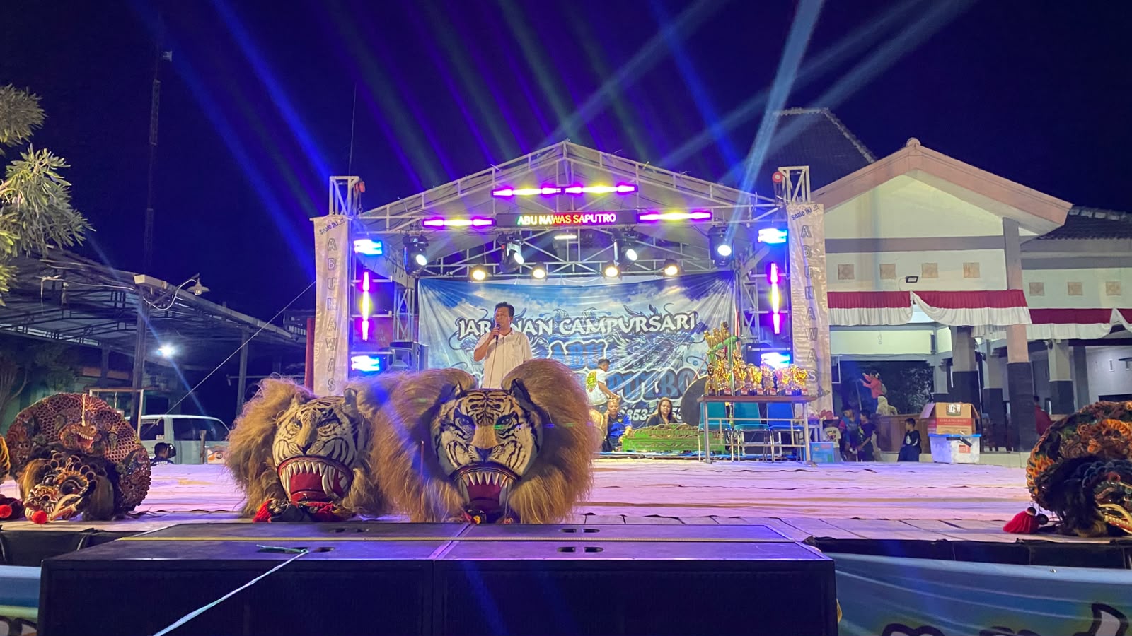 Malam Meriah HUT RI ke-81, Kecamatan Kanor Hadirkan Reog dan Campursari