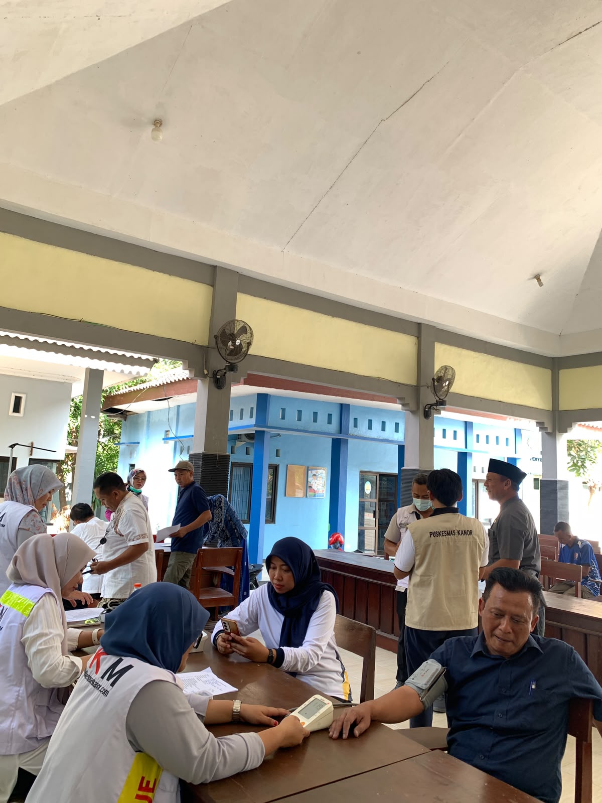 Cek Kesehatan Gratis bagi ASN Kecamatan Kanor melalui Puskesmas Kanor