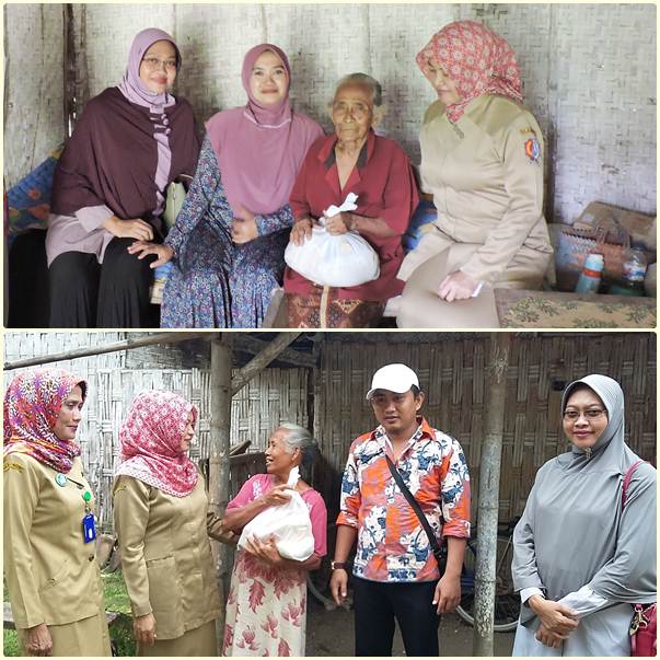 PKK Sapa dan Santuni Lansia Miskin